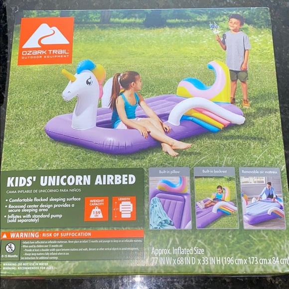 Ozark Trail Other - Kids Unicorn Airbed NWT